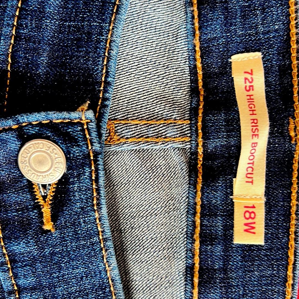 Levi bootcut high rise jeans